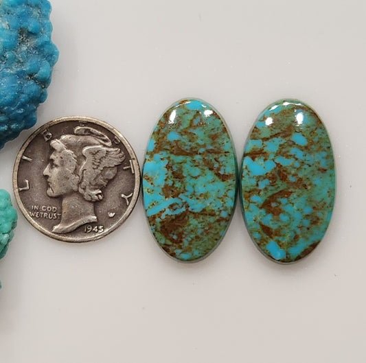 Kingman Turquoise Pair