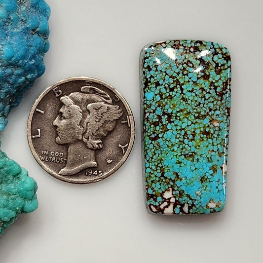 Kingman Red Web Turquoise
