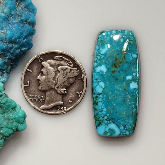 Kingman Red Web Turquoise