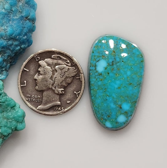 Kingman Red Web Turquoise